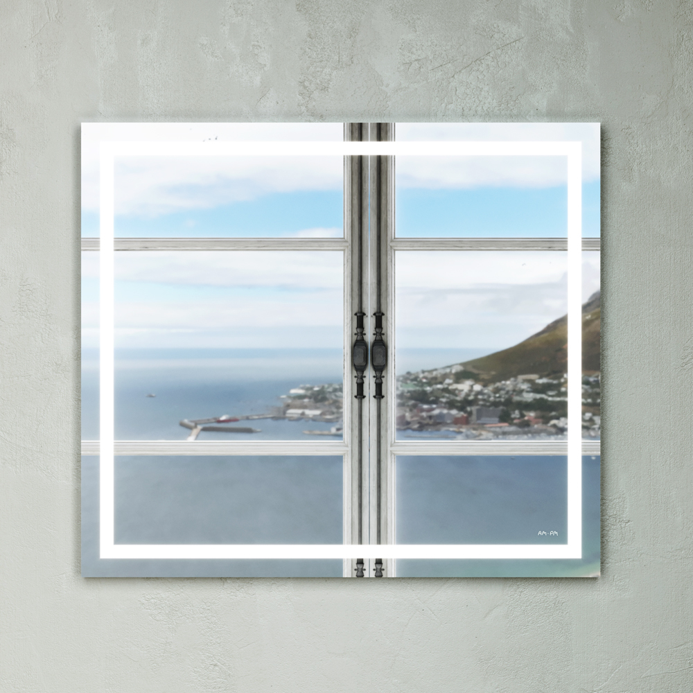 Зеркало AM.PM Gem M91AMOX0801WG 800*700 мм (LED)