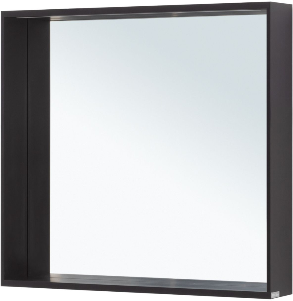 Зеркало Allen Brau Reality 1.32018.BB 800*750 мм (LED) чёрный браш