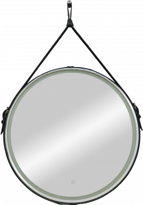 Зеркало Континент Millenium Black ЗЛП985 500*500 мм (LED)