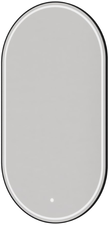Зеркало ArmadiArt Modern 568-B 600*1100 мм (LED) чёрный матовый