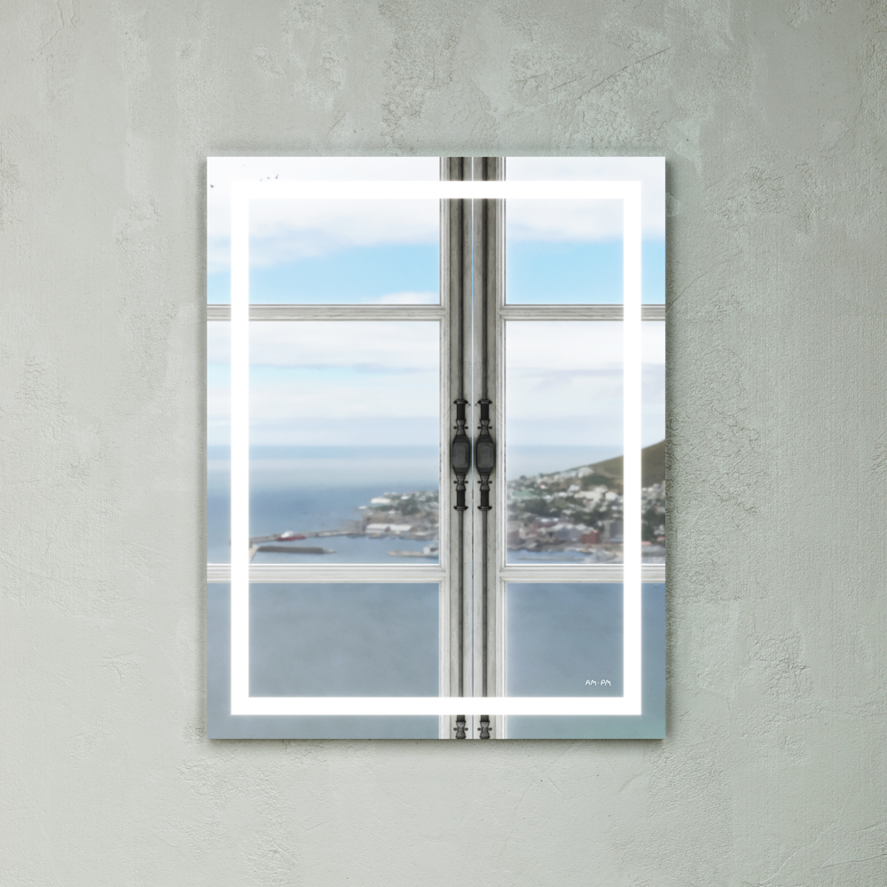 Зеркало AM.PM Gem M91AMOX0551WG 550*700 мм (LED)