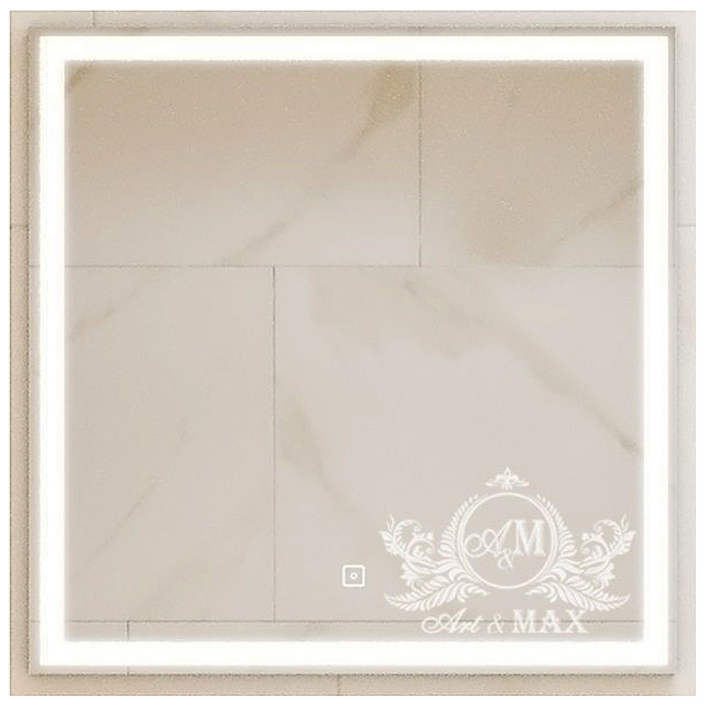 Зеркало Art&Max MONZA AM-Mon-800-800-DS-F 800*800 мм (LED)