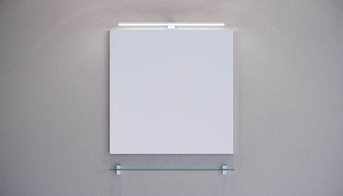 Зеркало Velvex Vizo Klaufs 700*750 мм с LED подсветкой