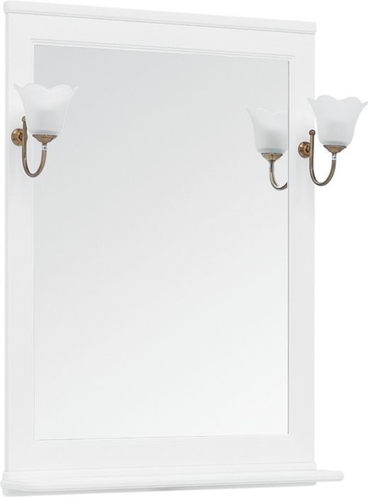 Зеркало Aquanet Валенса New 750*1000 мм (белый матовый)