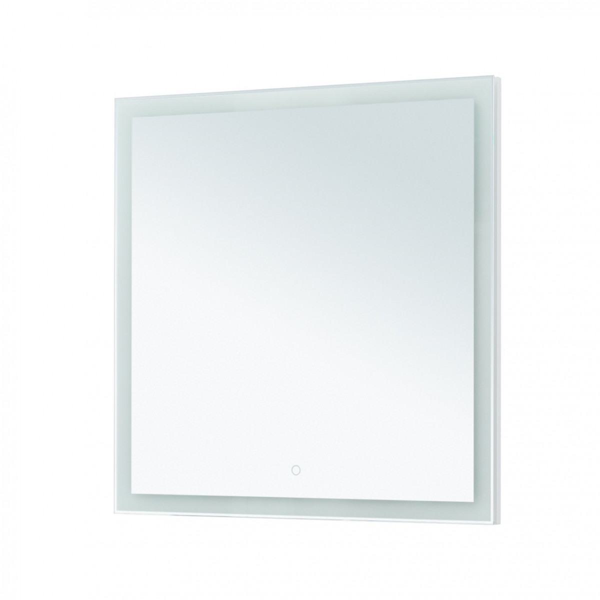 Зеркало Aquanet Гласс 800*800 мм (белый) LED