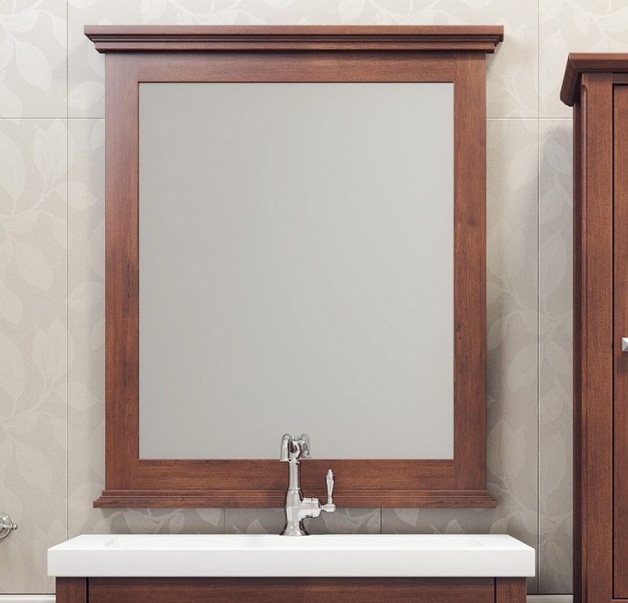 Зеркало Opadiris Палермо Z0000008549 900*880 мм (светлый орех)