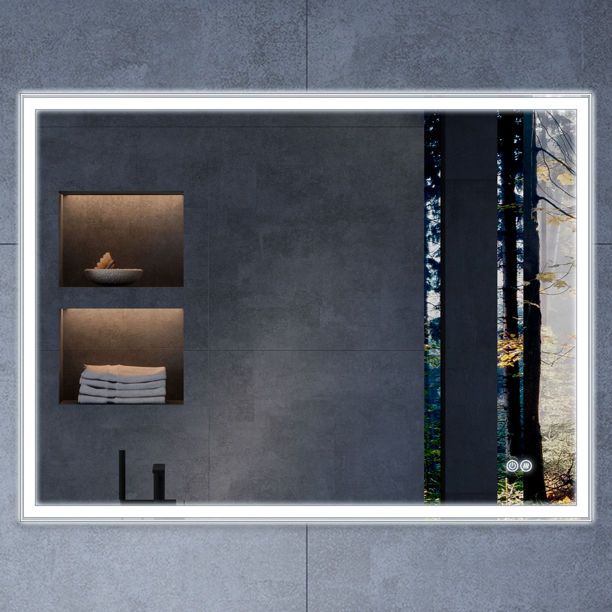 Зеркало Vincea VLM-3VN9008-2 900*800 мм (LED, подогрев)