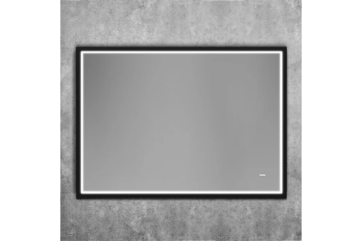 Зеркало Art&Max Aversa AM-Ave-900-650-DS-F 900*650 мм (LED) чёрный
