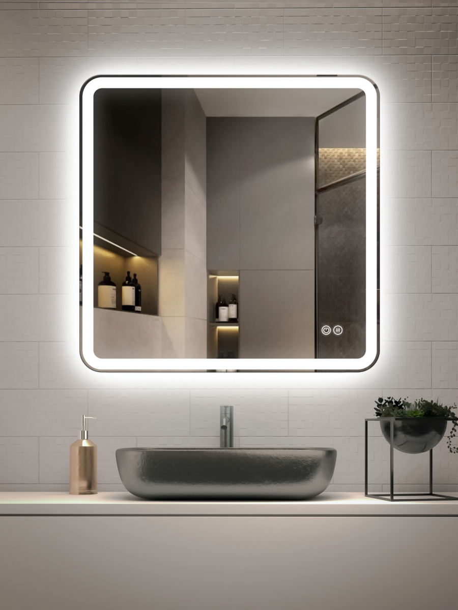 Зеркало Vincea VLM-3VC7007-2 700*700 мм (LED, подогрев)