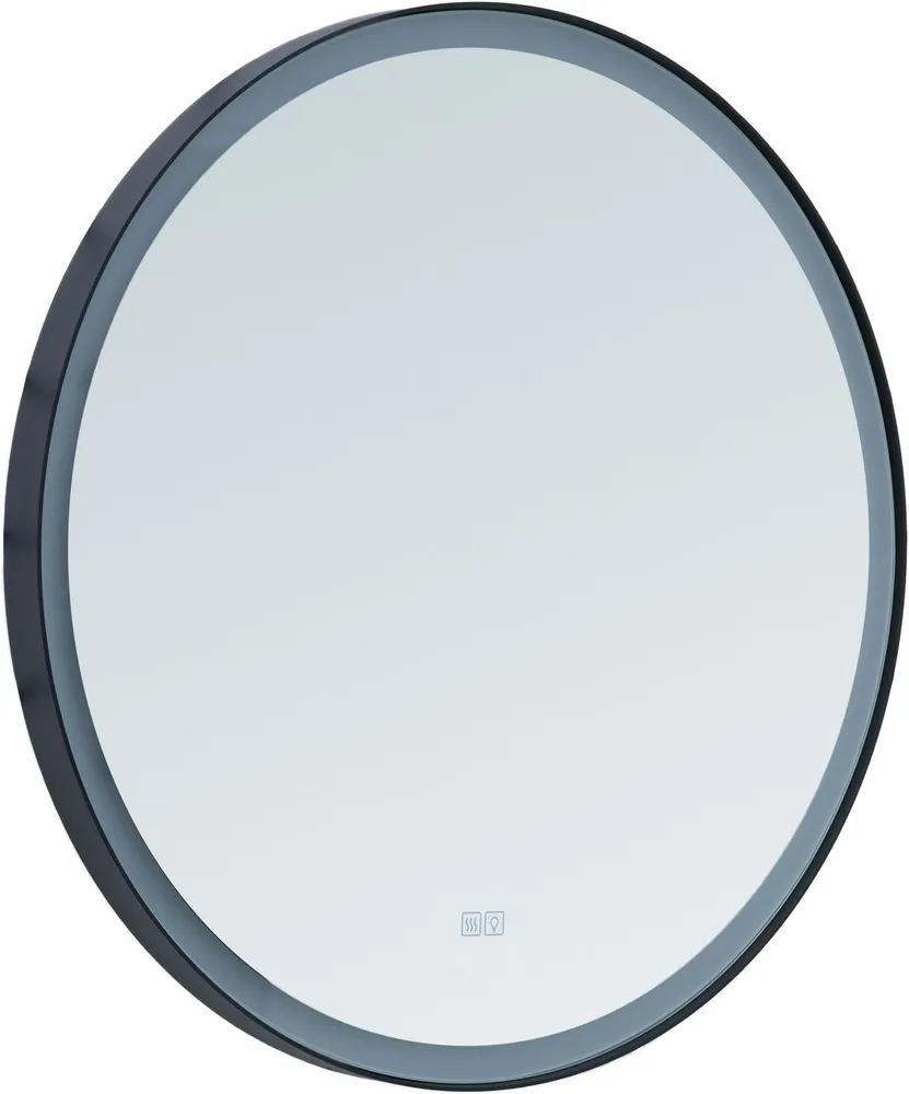 Зеркало Aquanet Тренд 316694 705*705 мм (черный) с LED подсветкой