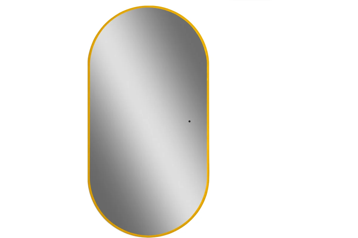 Зеркало Art&Max Sanremo AM-Tor-550-1050-DS-Gold 550*1050 мм (LED) золото