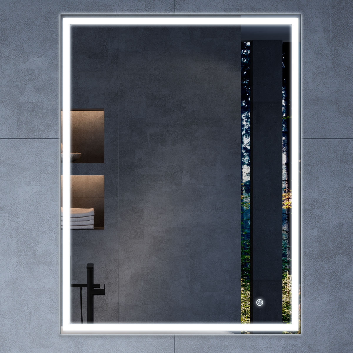 Зеркало Vincea VLM-3VN6007 600*700 мм (LED)