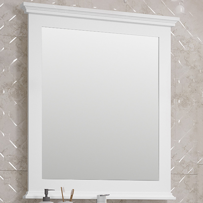 Зеркало Opadiris Палермо 00-00002351 800*880 мм (белый матовый)