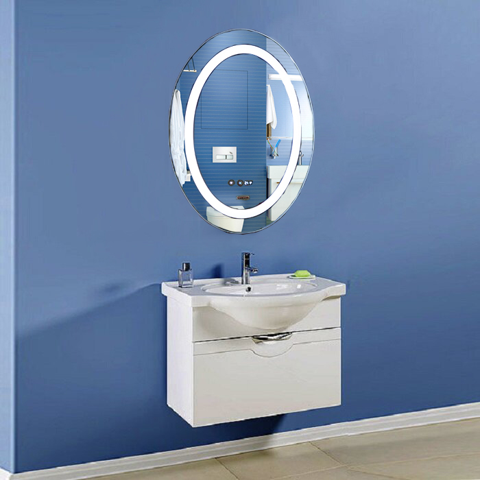 Зеркало Deto О-70 800*700 мм с LED подсветкой