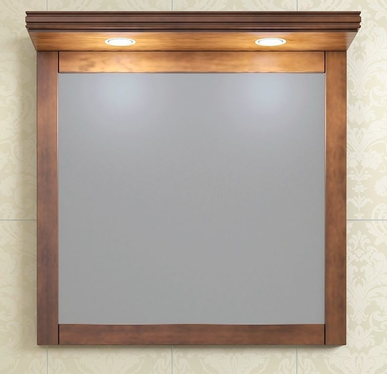 Зеркало Opadiris Мираж Z0000006875 1010*780 мм (светлый орех)