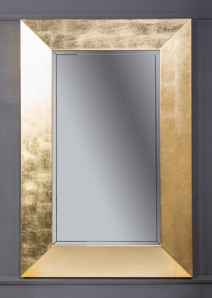 Зеркало Boheme Chelsea 554 800*1200 мм (LED, золото поталь)