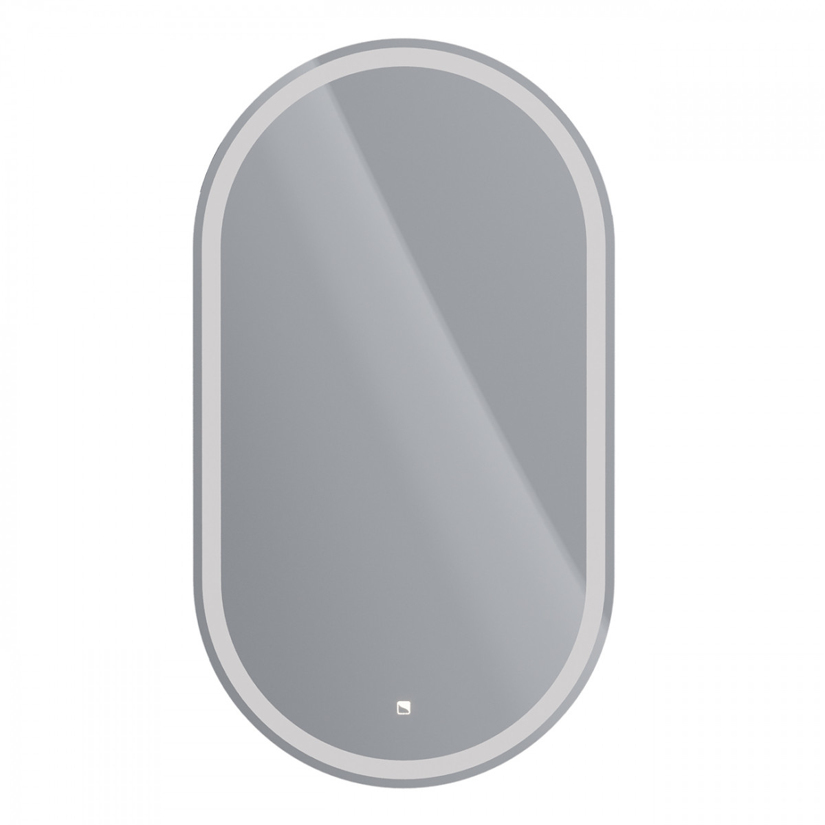 Зеркало Dreja Luno 55 99.2007 550*1000 мм (LED, подогрев) белый