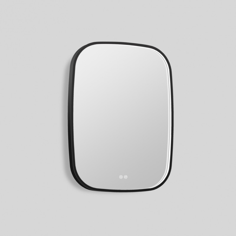 Зеркало Esbano ESMR3311HD 600*800 мм (LED, подогрев) чёрный матовый