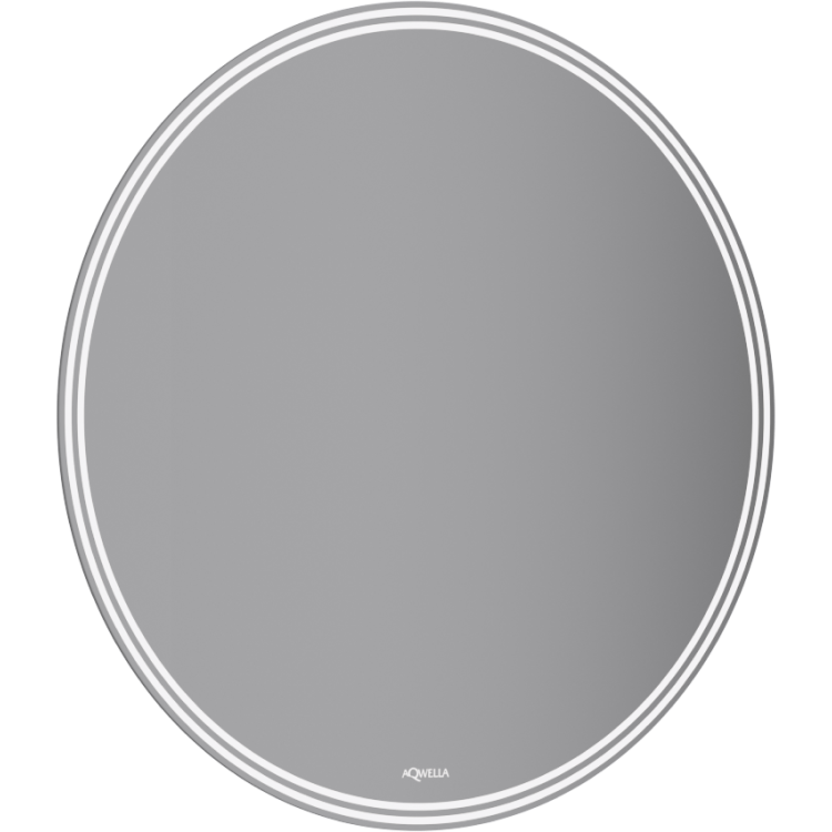 Зеркало Aqwella Moon MOON0206CH 600*600 мм (LED, подогрев)
