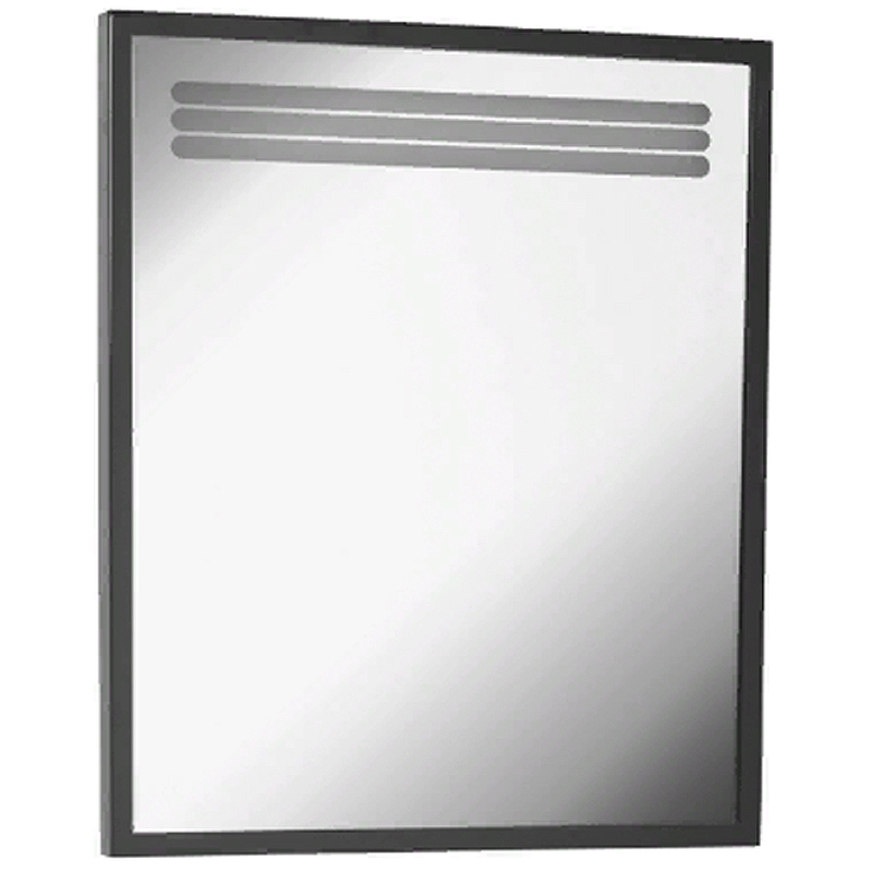 Зеркало Creavit Arya AR065-A.SS 750*649 мм (LED) чёрный