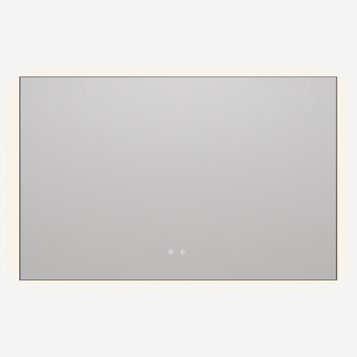 Зеркало Vincea VLM-4F120GM-2 1200*800 мм (LED, подогрев) вороненая сталь