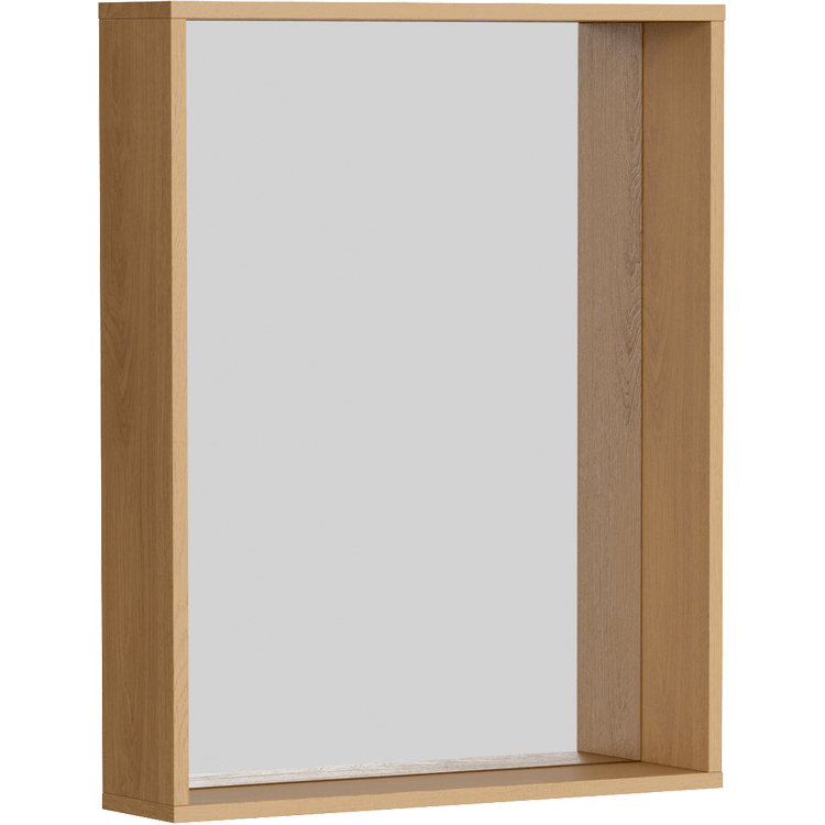 Зеркало Aqwella Basic BAS0207DZ 600*750 мм (дуб золотой)