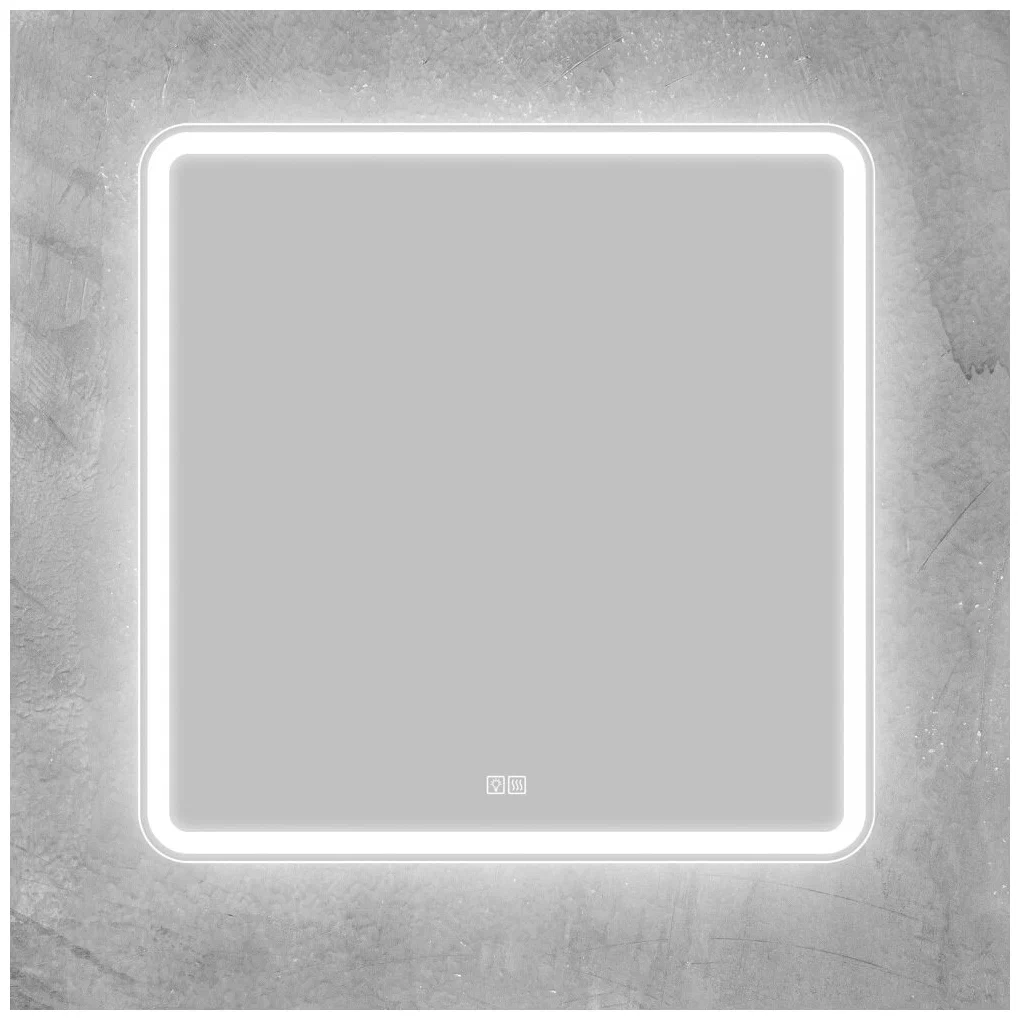 Зеркало BelBagno SPC-MAR-800-800-LED-TCH-WARM 800*800 мм (LED, подогрев)