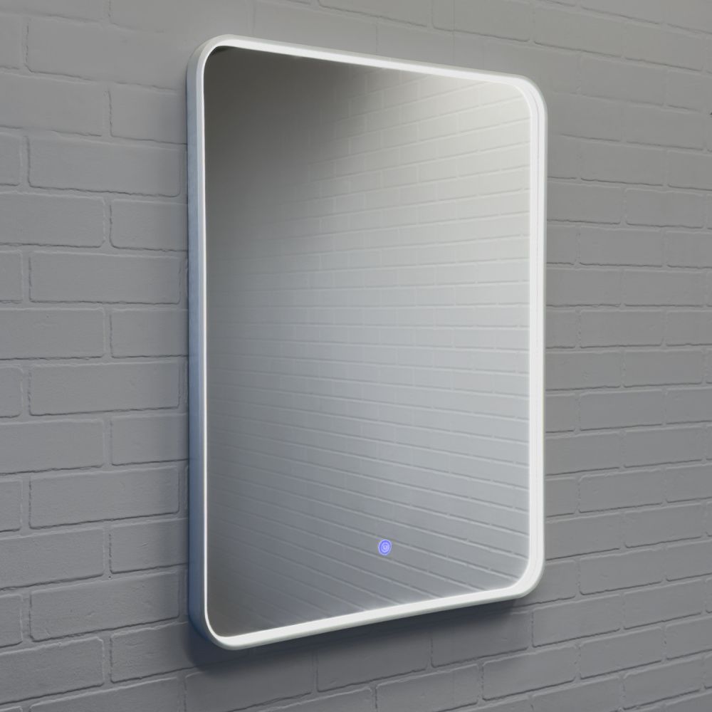 Зеркало Comforty Сириус-60 00-00020612 600*800 мм (LED) серебро матовое