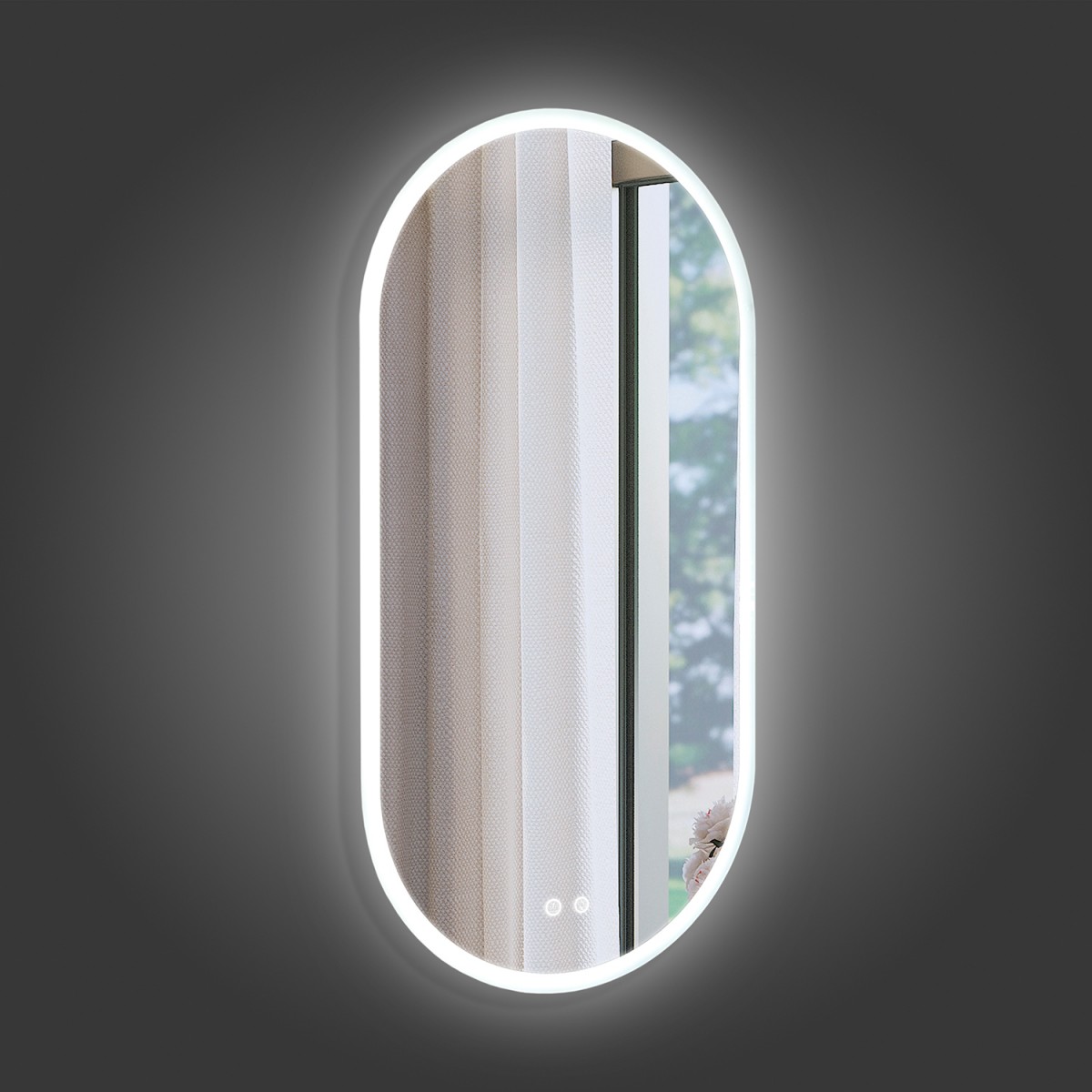 Зеркало Comforty Опал 00-00014222CF 500*1000 мм (LED, подогрев)