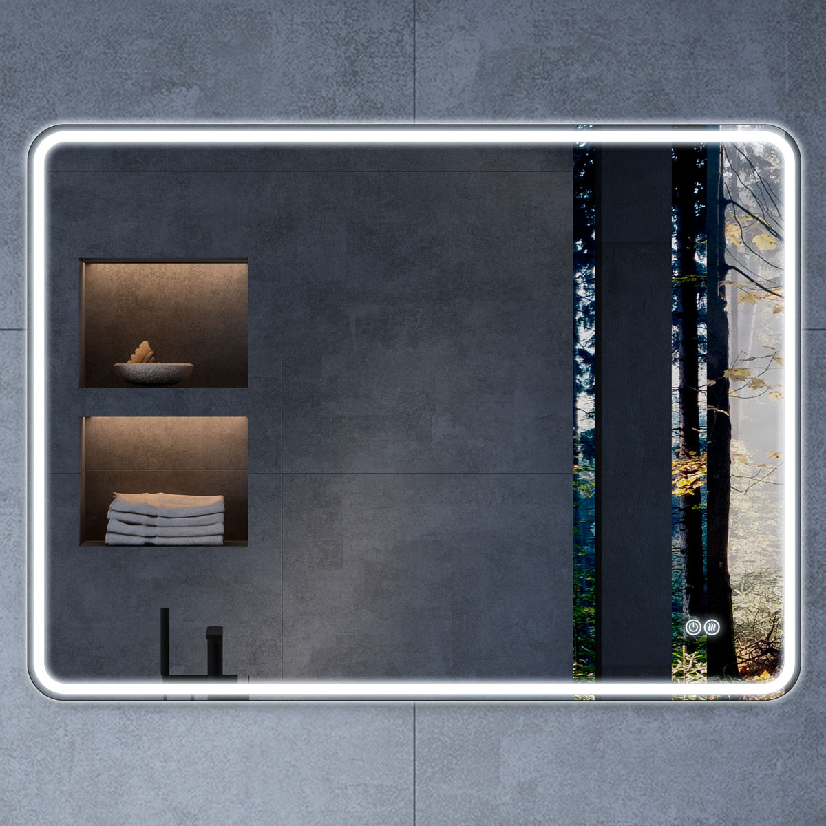 Зеркало Vincea VLM-3VC1007-2 1000*700 мм (LED, подогрев)