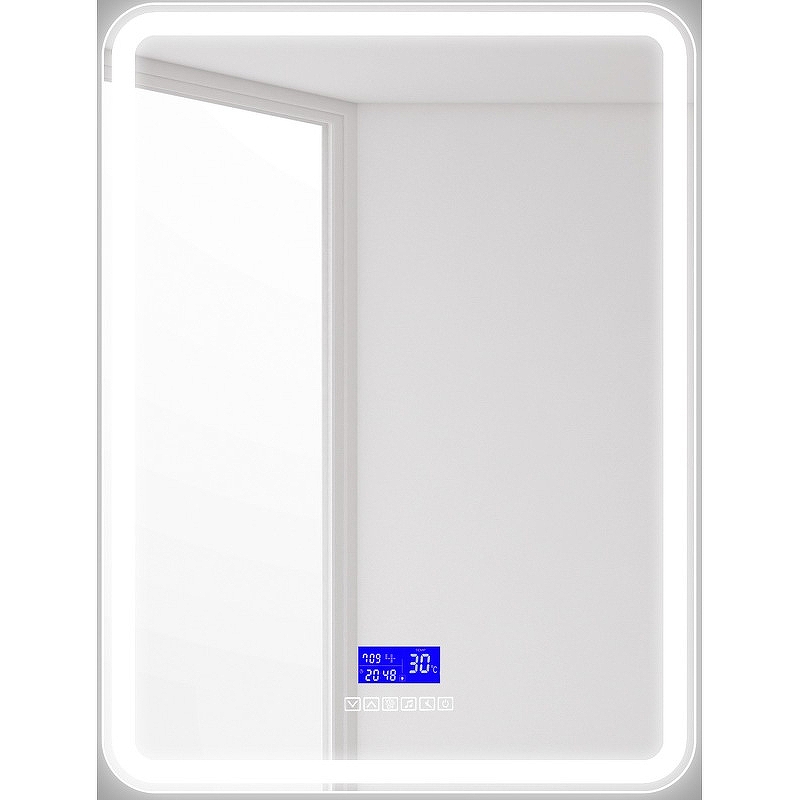 Зеркало BelBagno SPC-MAR-600-800-LED-TCH-RAD 600*800 мм (LED,bluetooth,fm-радио,температура)