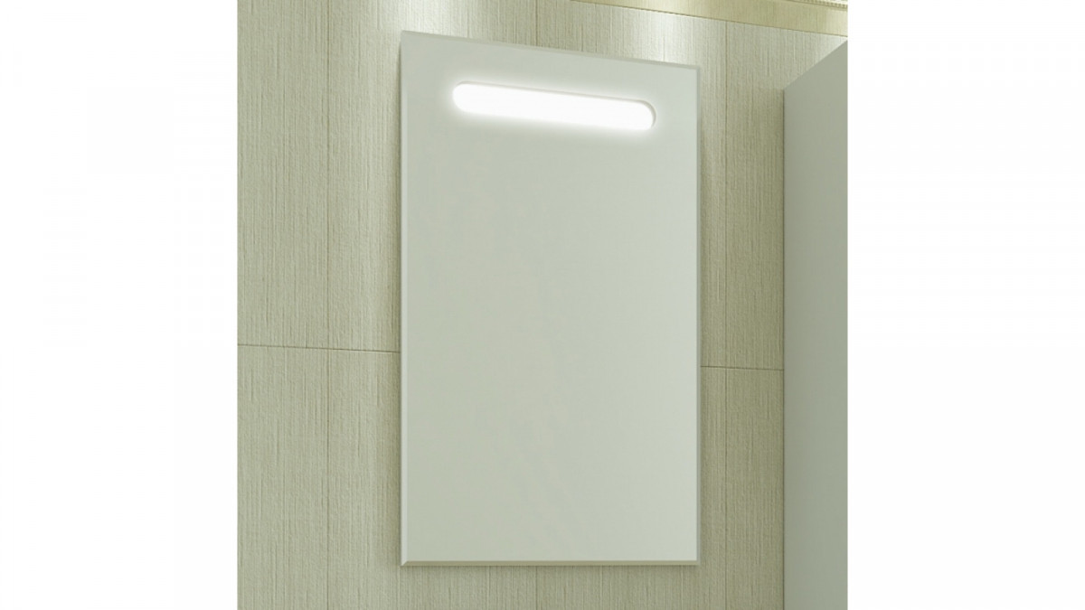 Зеркало СанТа Лондон 500*850 мм (белый) с LED подсветкой