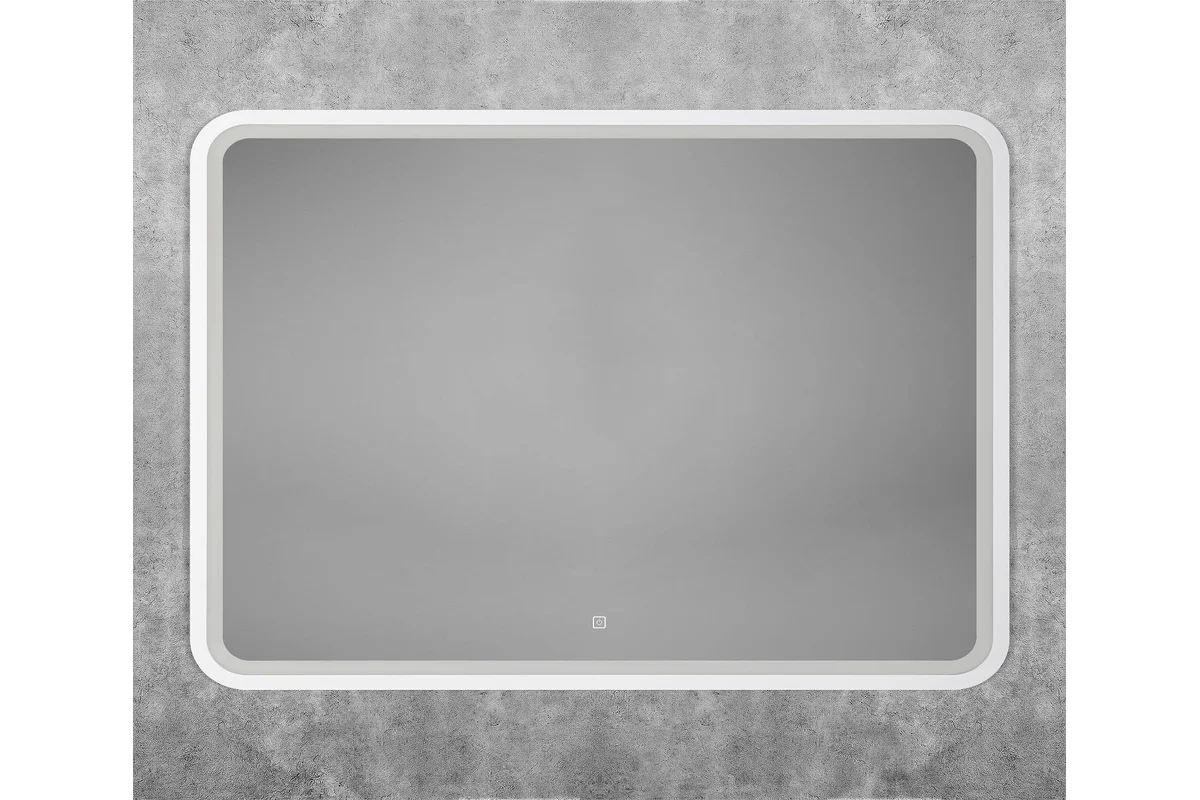 Зеркало Art&Max Livorno AM-Gen-1000-800-DS-F-White 1000*800 мм (LED) белый