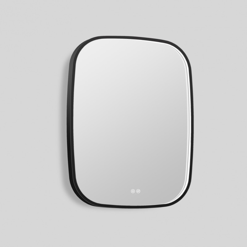 Зеркало Esbano ESMR3311JD 700*900 мм (LED, подогрев) чёрный матовый