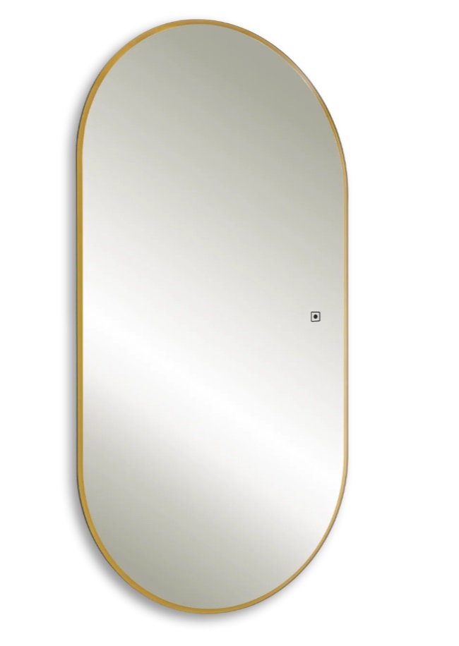 Зеркало AQUAme Viva-GOLD AQM9108G 550*1050 мм (LED)