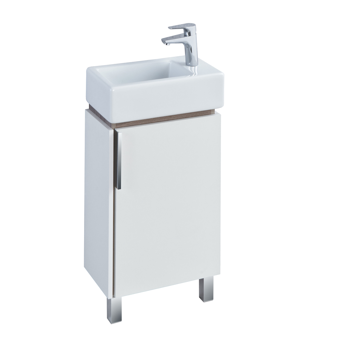 Тумба под раковину Aquaton Бэлла 45 см (белый/джарра)