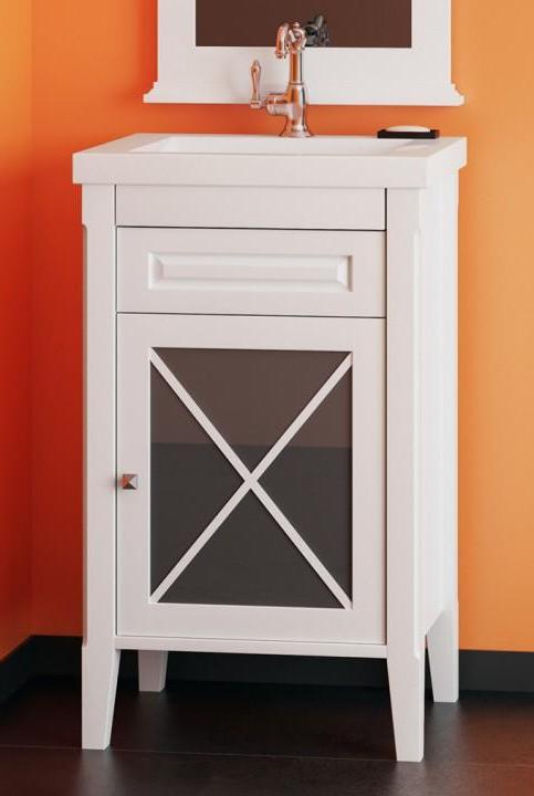 Тумба под раковину Opadiris Палермо R 00-00002358 50 см (белый матовый) напольная