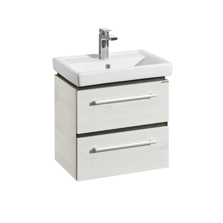 Тумба под раковину Aquaton Ронда 55 см (дуб сом) подвесная