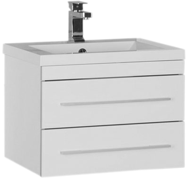 Тумба под раковину Aquanet Верона New 58 см (белый) подвесная