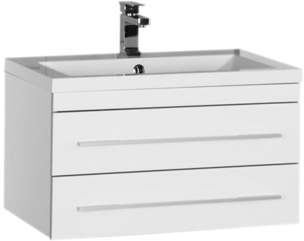 Тумба под раковину Aquanet Верона New 75 см (белый) подвесная