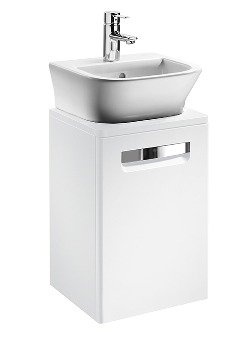 Тумба под раковину Roca The Gap 45 см (белый матовый) ZRU9302735