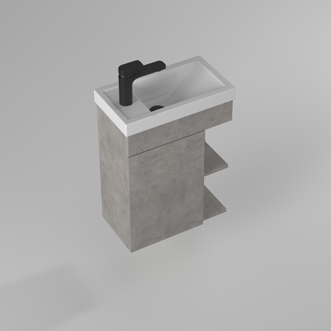 Тумба под раковину Briz Chicago 241 03-18045-06 00 БТН 45 см (серый) подвесная