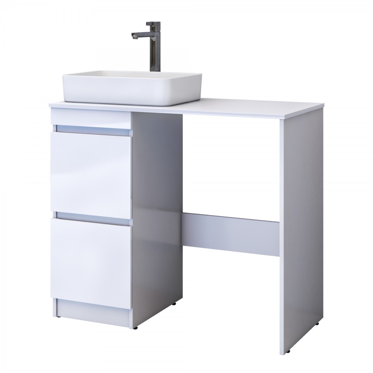 Тумба под раковину Vigo Urban tn.URB.40.2Y 40 см (белый) напольная