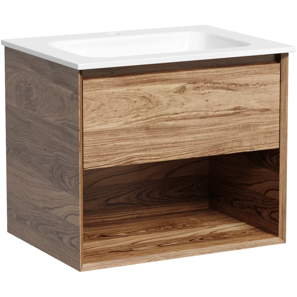 Тумба под раковину Sancos Marmi 1.0 MR1.060ECH 59 см (дуб чарльстон) подвесная