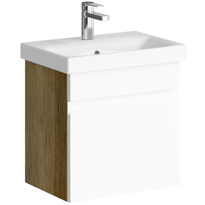 Тумба под раковину Aqwella Smart SRT0105DB 50 см (дуб балтийский) подвесная
