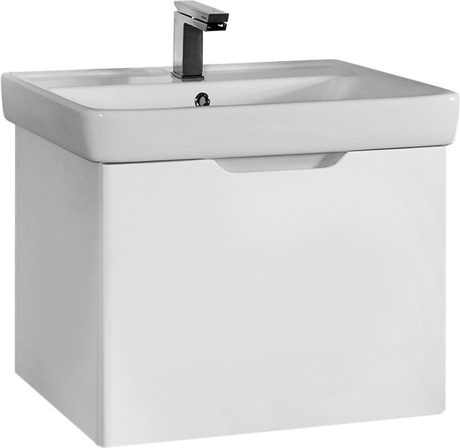 Тумба под раковину Dreja Tiny 50 см (белый) подвесная