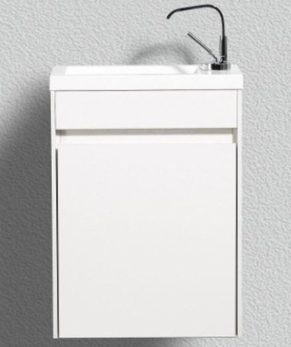 Тумба под раковину Belbagno PIETRA MINI-400-1A-SO-BL-R 40 см (белый) подвесная