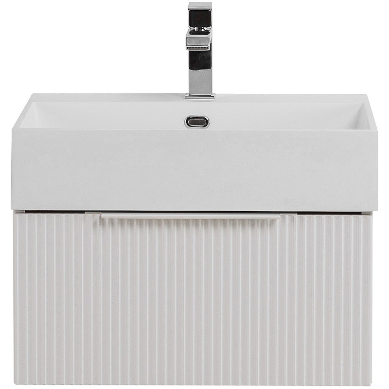 Тумба под раковину Cezares Premium 55411 50 см (белый матовый) подвесная