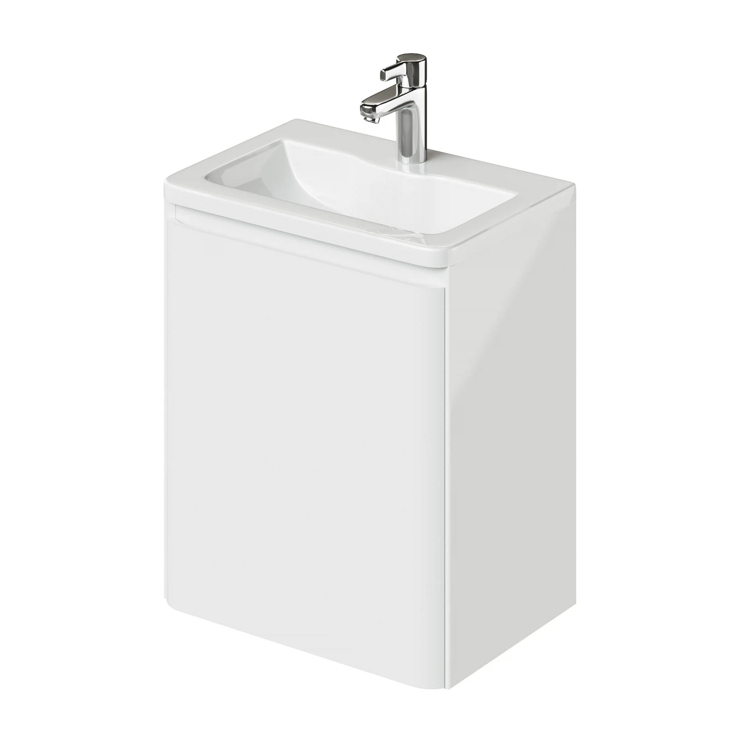 Тумба с раковиной Итана Roberto 4657810334038 50 см (белый) подвесная