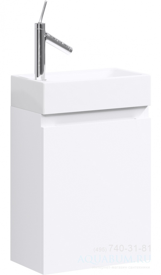 Тумба под раковинуAqwella Leon MP Ln-MP.01.04/W 40 см (белый) подвесная